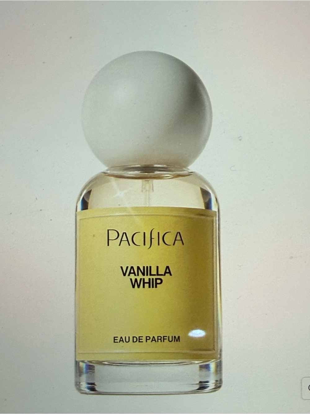 Pacifica Vanilla Whip Bottle — NWOB